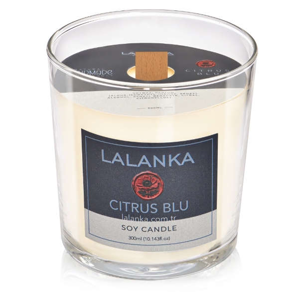 Doğal Soya Mumu "Citrus Blu" resmi